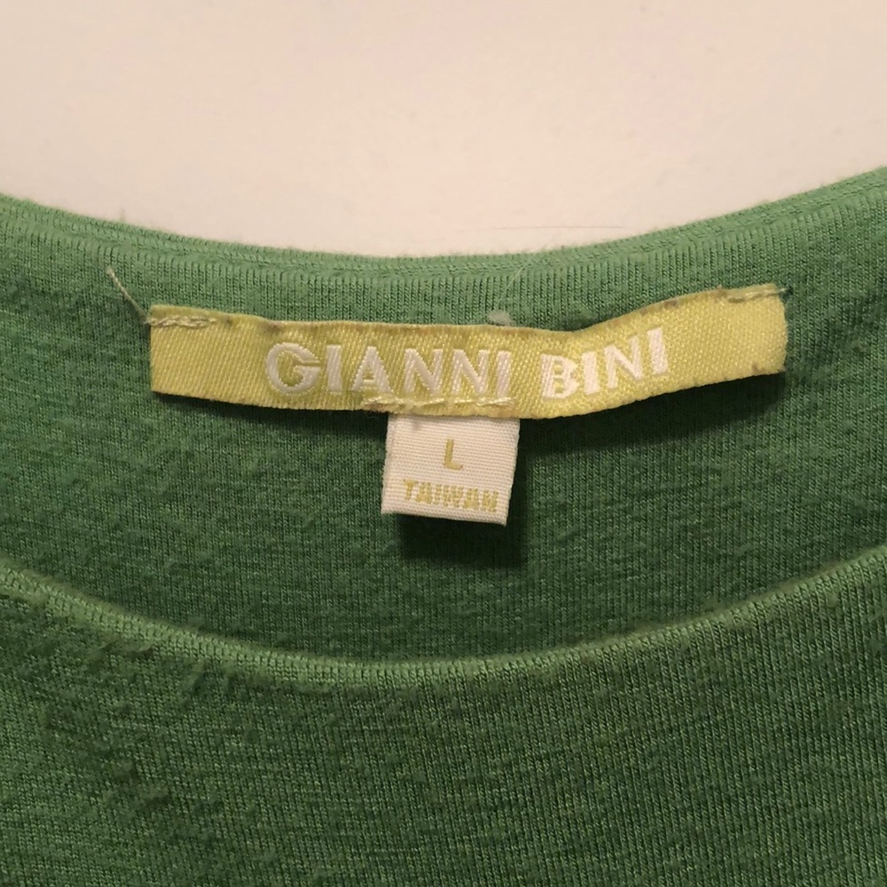Gianni Bini Green Off-the-Shoulder Dress Size Large - Picture 2 of 4